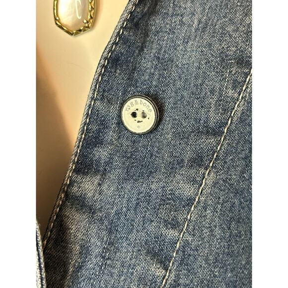Rag & Bone Chambray Long Sleeve Button Down Dress Size Small - Picture 3 of 9